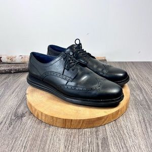 Cole Haan C11435 Black Leather Wingtip Shoes nK Air Soles Men’s Size 10W Cole Haan C11435 Black Leather Wingtip Shoes nK Air Soles  main image 3